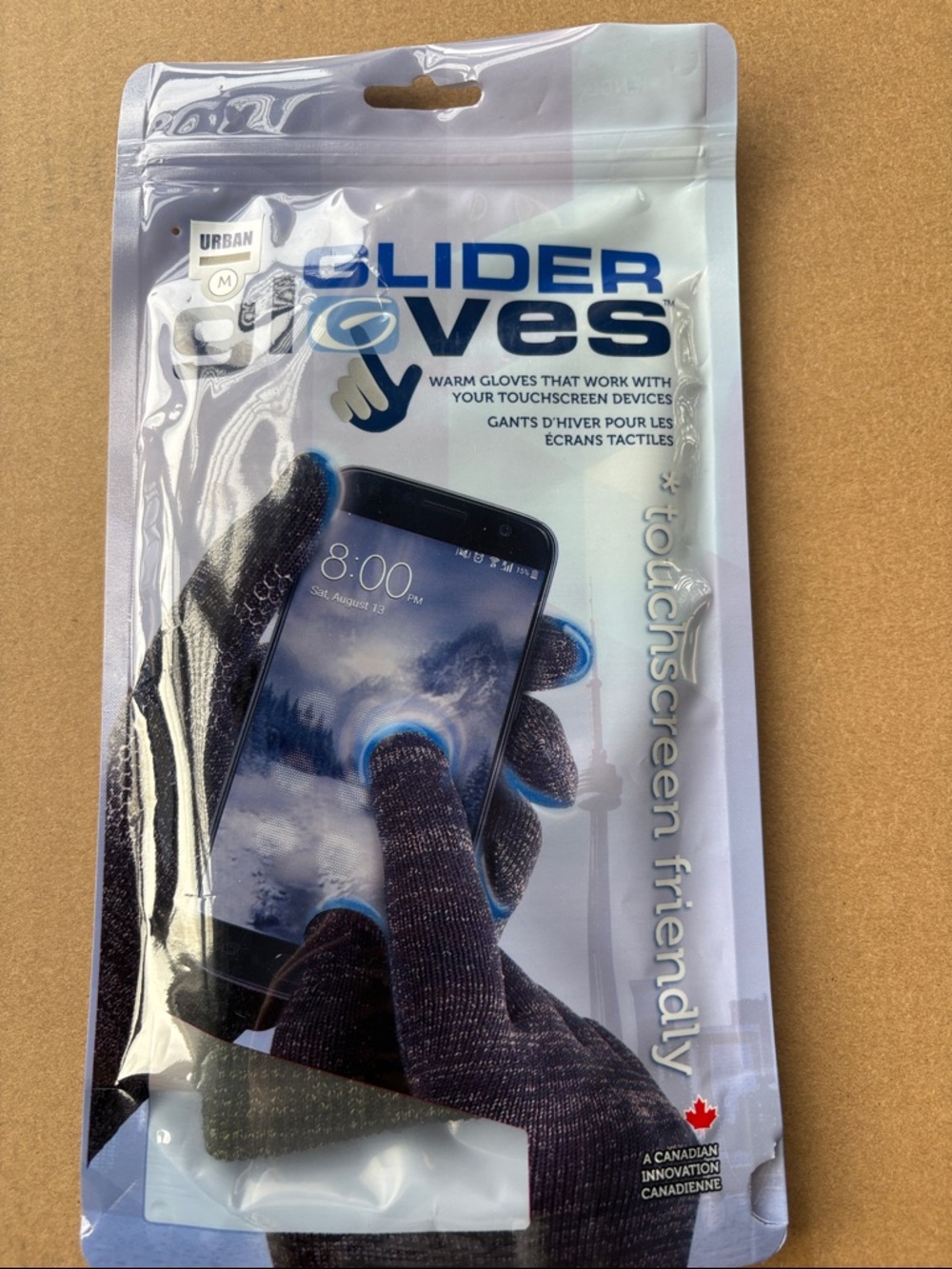 Touchscreen-Friendly Warm Gloves - Black